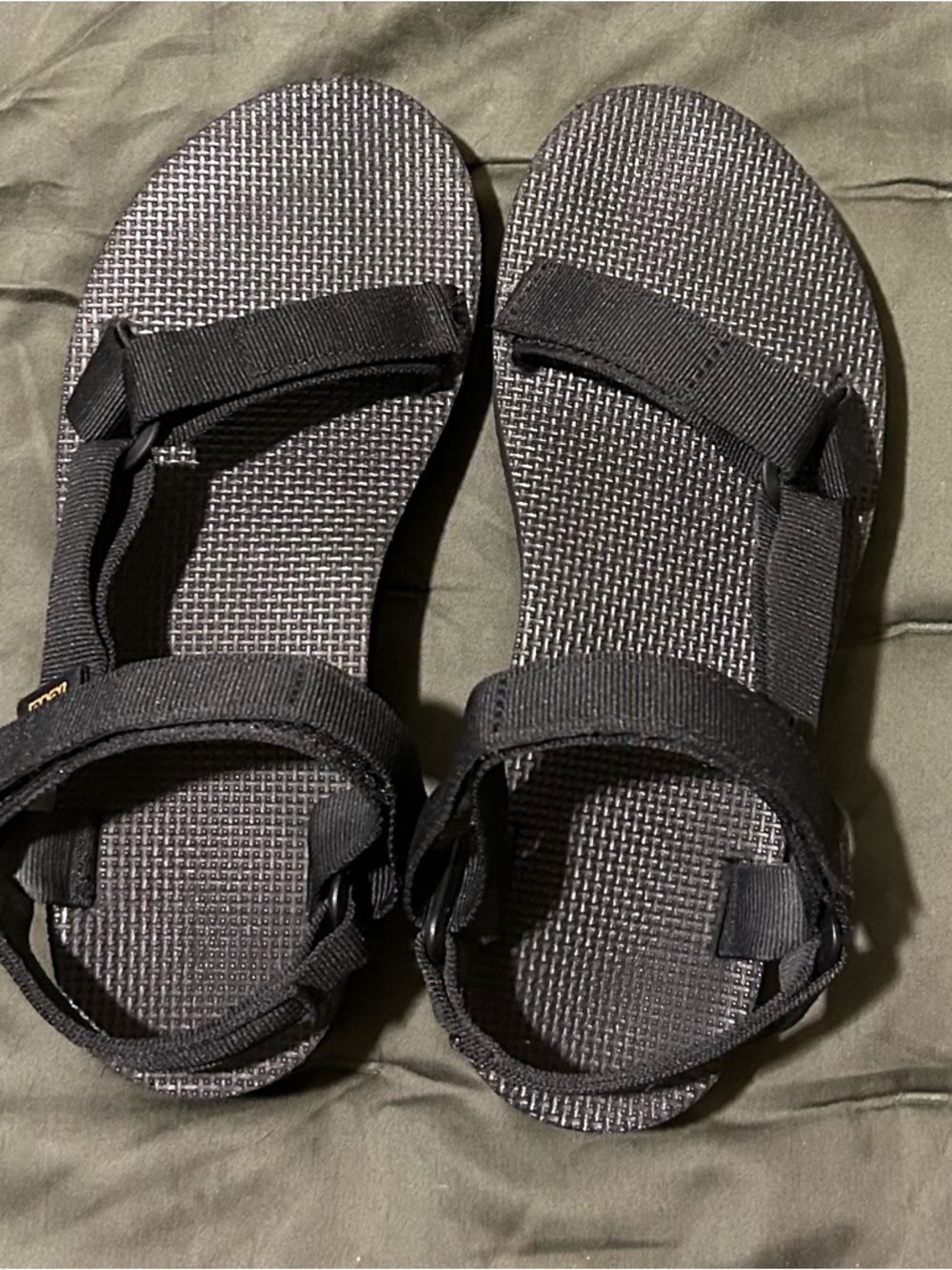 Teva Flatform Universal Black Sandals